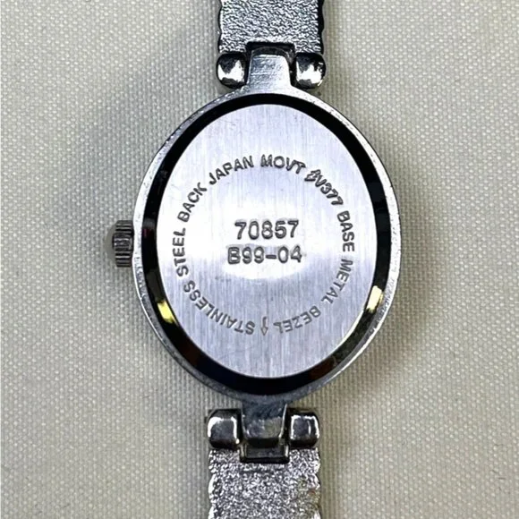 Vintage Ashley Fields Women's Silver Medal Link Watch SKU 5372 - Picture 4 of 7